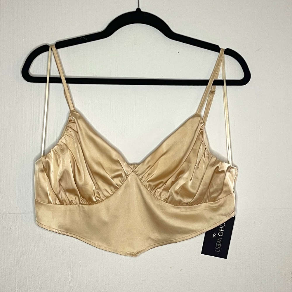 NWT Le Lis Bralette Size L